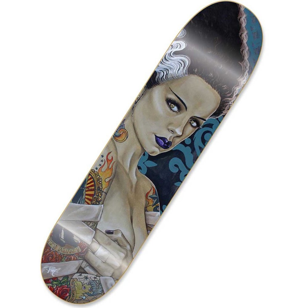 Bride Ink Frankenbride Skateboard Skate Deck or Wall Art Artist Mike Bell NWT